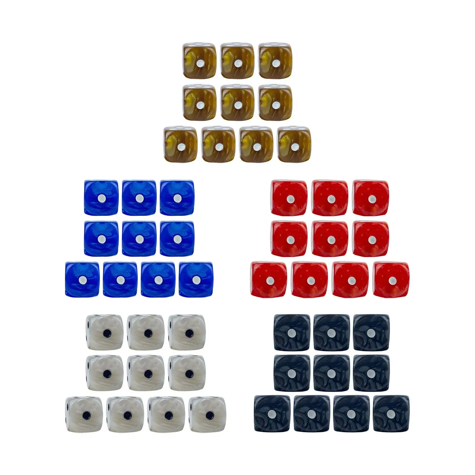

10 штук, 6-сторонняя Φ развлекательная игрушка, D6 Dices Φ для фрейки