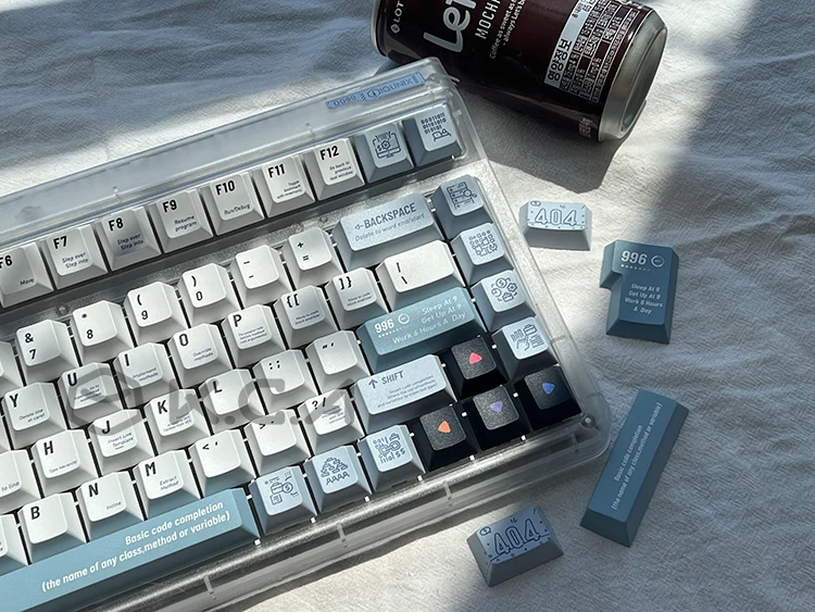 personalizados, Keycaps, Perfil cereja, 5 lados, DYE, SUB, PBT, Conjunto completo