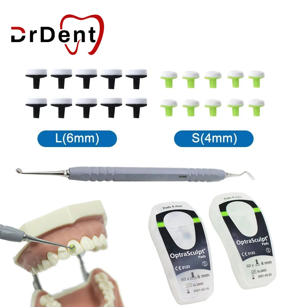 21-Piece Dental Composite Resin Kit - Spatulas, Tools & Foam Pads For Dentistry