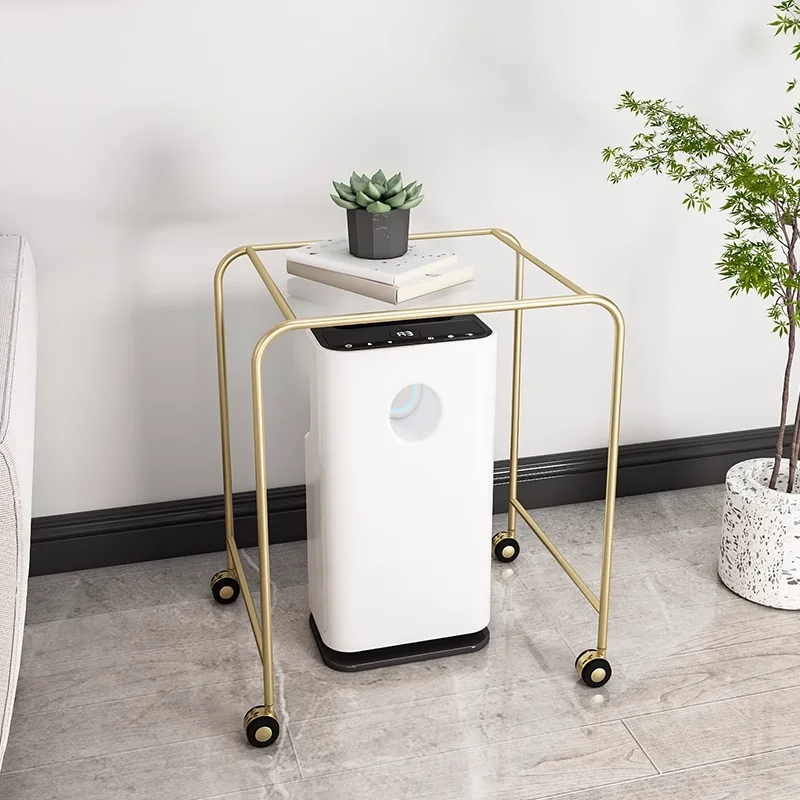 

Simple Wheeled Purifier Sweeping Robot Shelving Cart Moving Side A Few