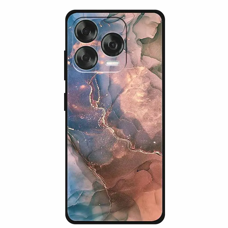 Marble Pattern Soft Silicone TPU Phone Case - Elegant Protective Back Shell Cover