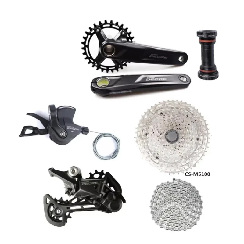 SHIMANO Deore M5100 Groupset 1x11S Speed Crankset Shifter Lever