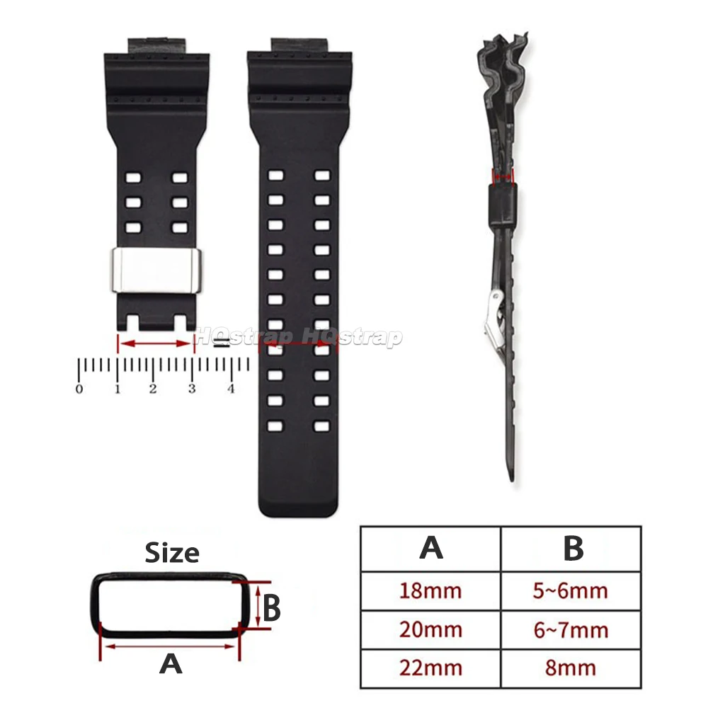 Metal Ring Buckle Watchband Keeper - Movable Strap Holder Loop