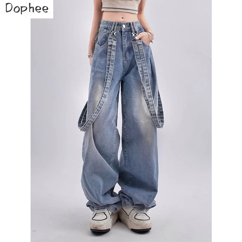 jeans-retro-feminino-dophee-calca-cargo-que-combina-com-tudo-macacao-jeans-casual-streetwear-para-meninas-spice-novo-para-primavera