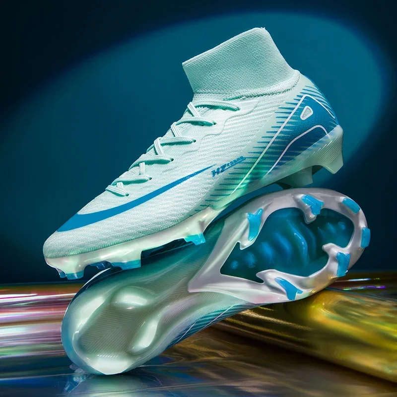 Men Soccer Shoes Long Spikes Indoor Football Boots TF/FG Sneakers Outdoor Sports Shoes Match football boots