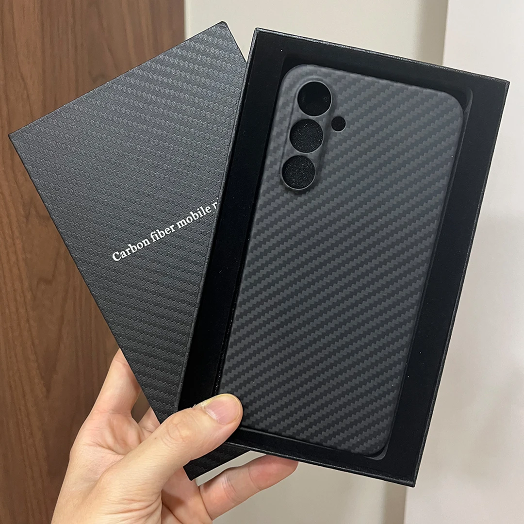 

Чехол из настоящего арамидного углеродного волокна для телефона Samsung Galaxy A54 S23 S24 Plus 5G Global A 54 S 23 24 S23Plus S24Plus 256/512
