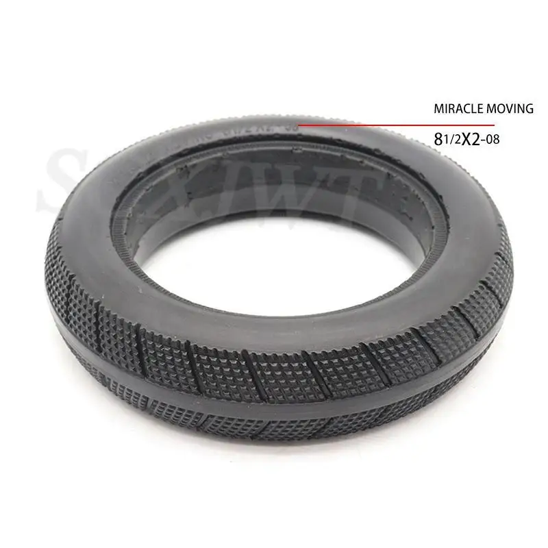 Solid Rubber 8.5x2 Tyre 8.5 Inch Black Fits Xiaomi Mijia M365 Electric Scooter 