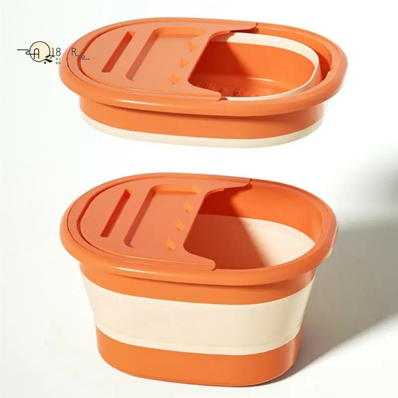A18R -Foot Soak Tub Foldable Footbath, Footbath With Foot Massager To Help Sleep, Foot Spa,Foot Soaking Tub Soothe