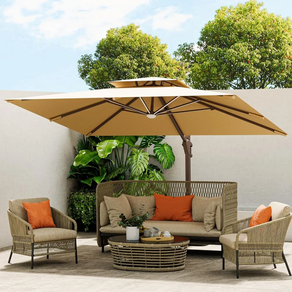 10 X 13 FT Cantilever Outdoor Patio Umbrella 1