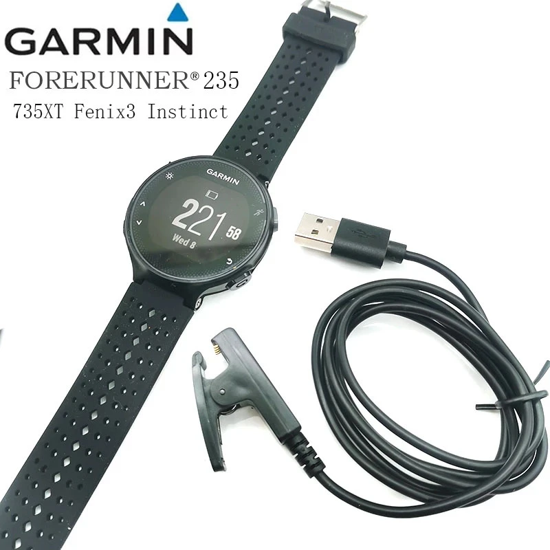 Garmin Forerunner 235 Gps Watch 98% New Gps Watch Running Swimming Outdoor  Triathlon Heart Rate Watch Spanish Portuguese - Bicycle Computer -  AliExpress