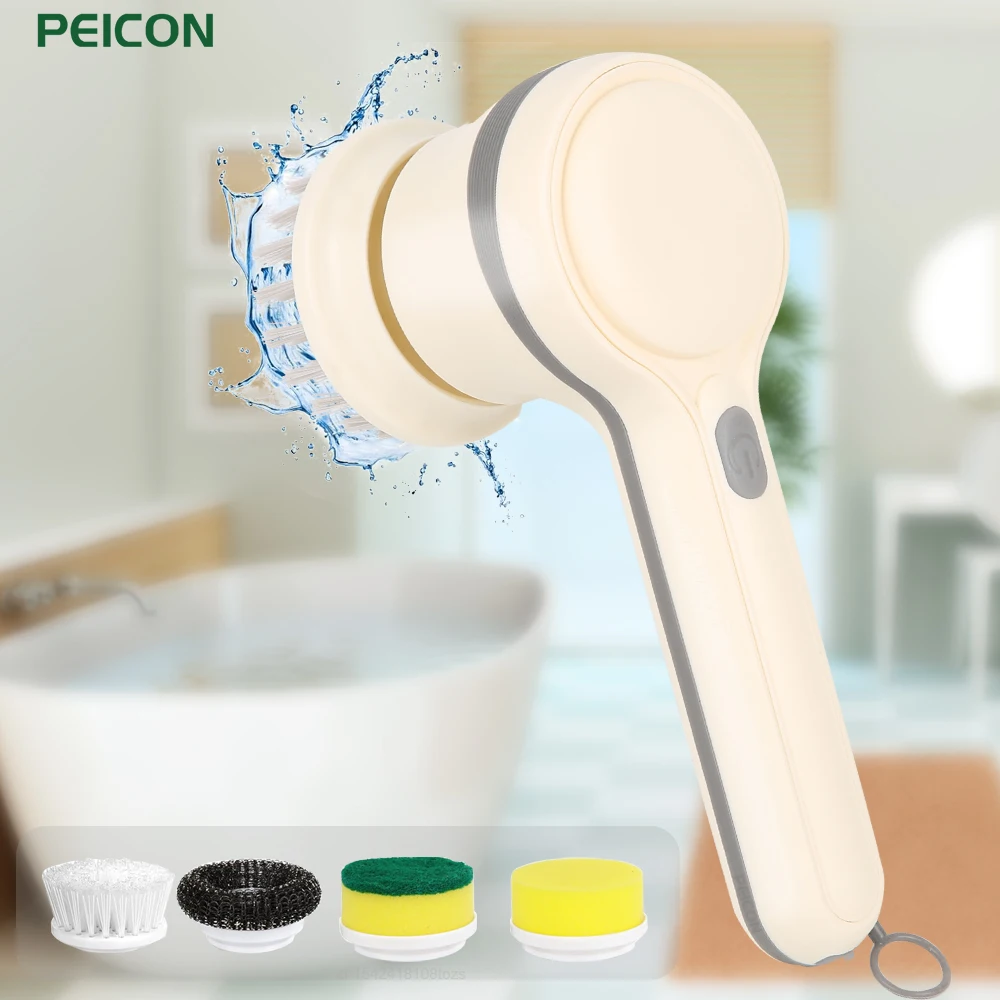 Electric-Bathroom-Cleaning-Brush-Multifunctional-Household-Wireless ...
