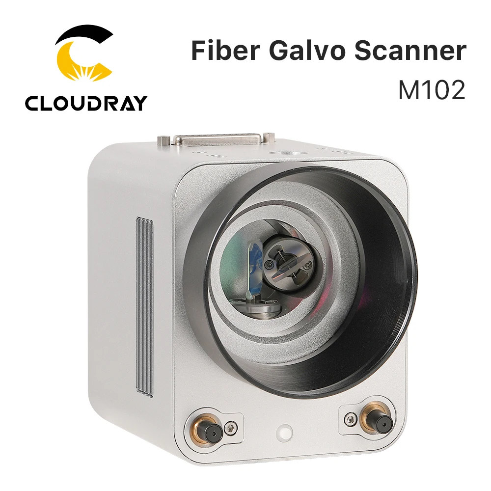Cloudray 1064Nm Set Di Teste Di Galvo A Scansione Laser A Fibra M102 10Mm Beam 2000 Mm/S Sistema Di Scanner Galvanometro Con Alimentatore