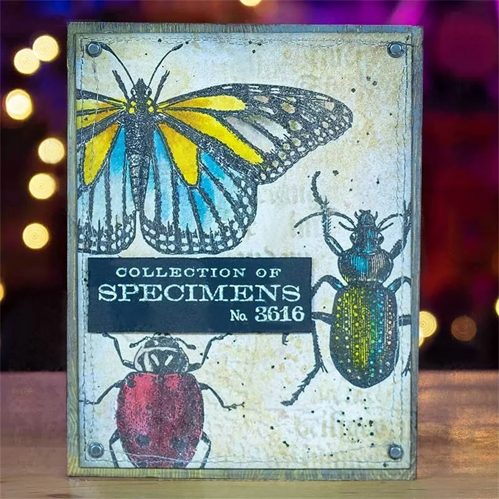 Clear Stamps Beautiful Flowers Butterfly/Insect Phrases Animals and Pets Stamp Set DIY Scrapbooking Paper Card Craft Making