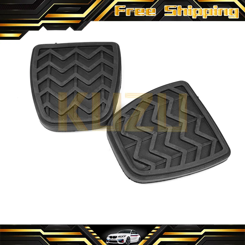 2PC Clutch Brake Pedal Pad Rubber For Toyota Camry Hilux Vigo car pedals,pedal cover