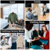 Steamer Stand Telescopic Garment Steamer Rack Foldable Steamer Hanger Stand Height Adjustable Garment Hanger for Steaming Clothe 6