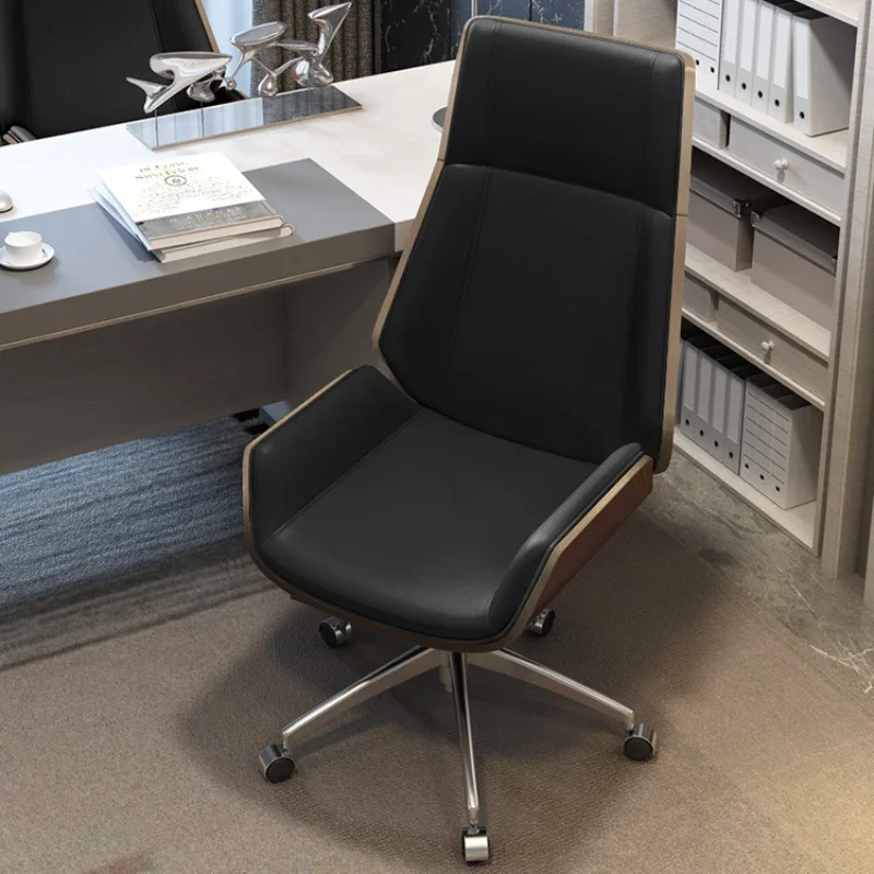 Simplicity Work Office Chairs Modern Boss Comfort Sedentary Office Chairs Northern Europe Cadeira Gamer Home Furniture QF50OC handrail modern barber chairs simplicity comfort aesthetic barber chairs hairdressing silla barberia commercial furniture rr50bc