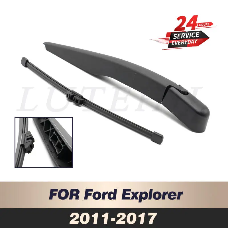 Wiper 11" Rear Wiper Blade & Arm Set Kit For Ford Explorer 2011 2012 2013 2014 2015 2016 2017