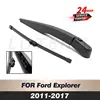 Wiper 11" Rear Wiper Blade & Arm Set Kit For Ford Explorer 2011 2012 2013 2014 2015 2016 2017 Windshield Windscreen Rear Window 1