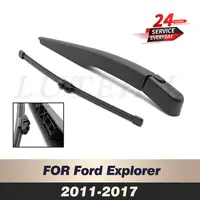 Wiper 11" Rear Wiper Blade & Arm Set Kit For Ford Explorer 2011 2012 2013 2014 2015 2016 2017 Windshield Windscreen Rear Window 1