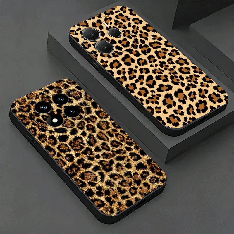 Classic Retro Leopard Print Phone Case - Pattern Customized Cover