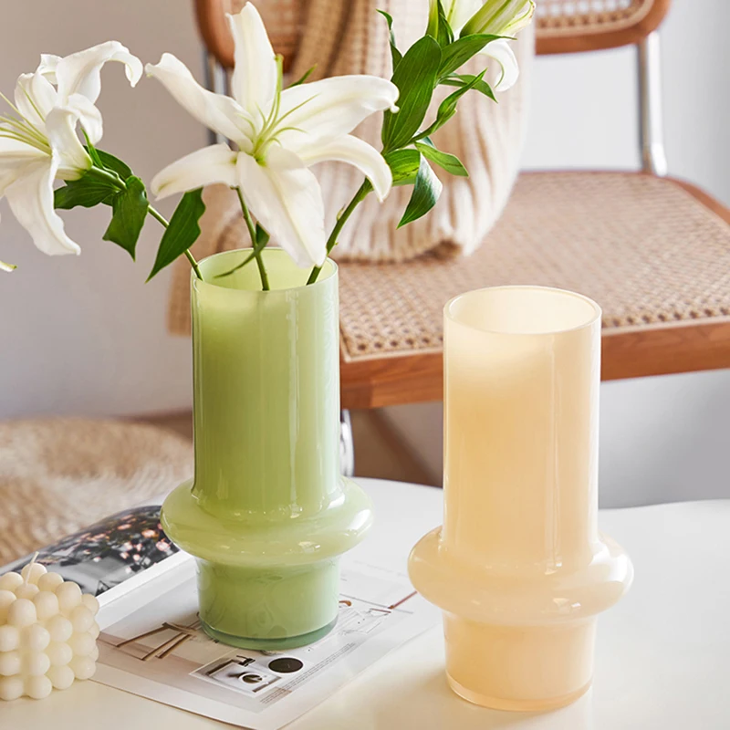 Glass Vase for Flowers Flower Vase, Glass Vases for Centerpieces & Fish Bowl, Flower Vases for Home Wedding Decor 6
