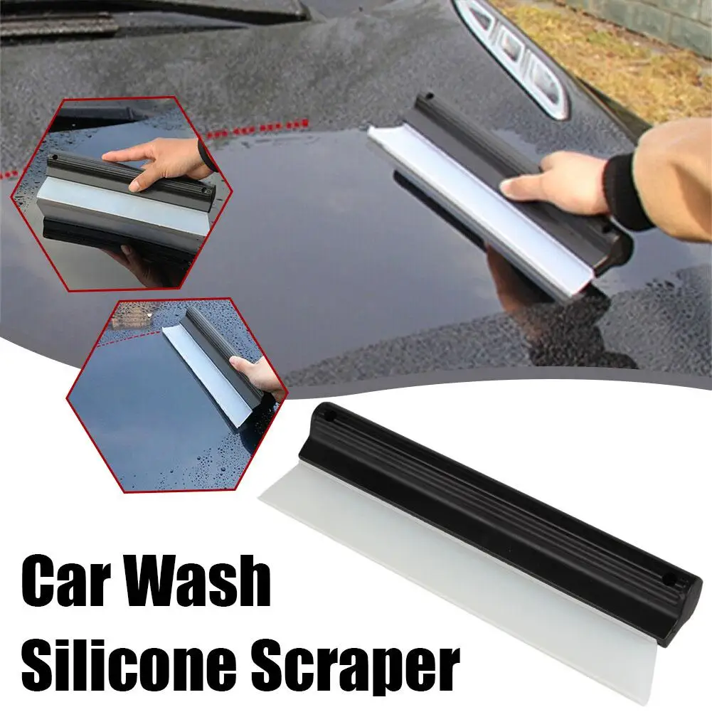 30CM Non Scratch Soft Silicone Scraper Flexible Soft Car Tools Glass Water Wiper Window Cleaning Car Clean Scraper V7J3 window wiper,silicone scraper,window scraper tool,window scraper