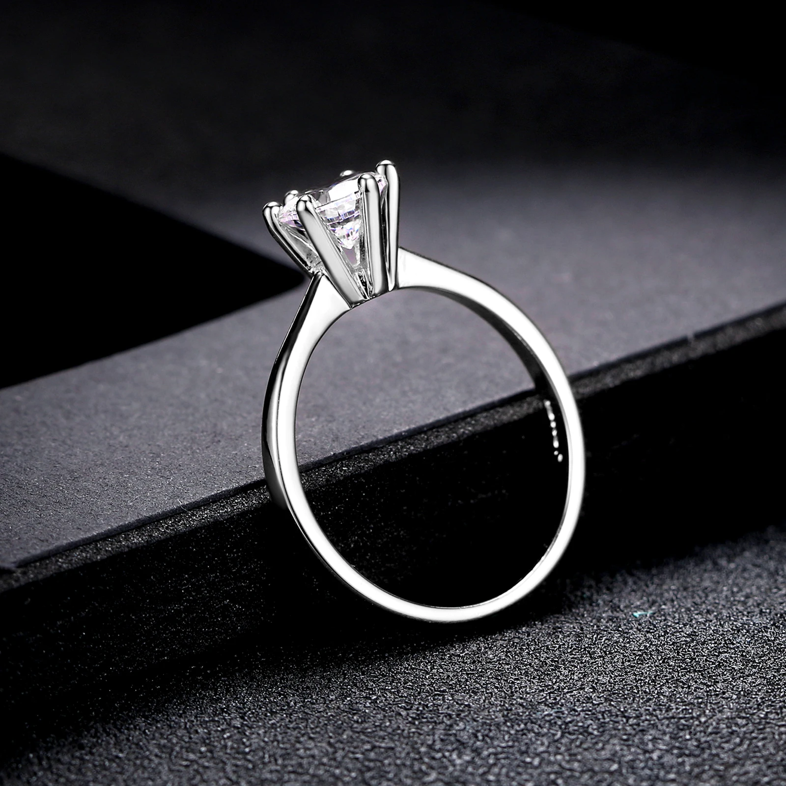 Engagement Rings For Women Bride Crystal Silver Gold Color Wedding Rings Accessories Jewelry