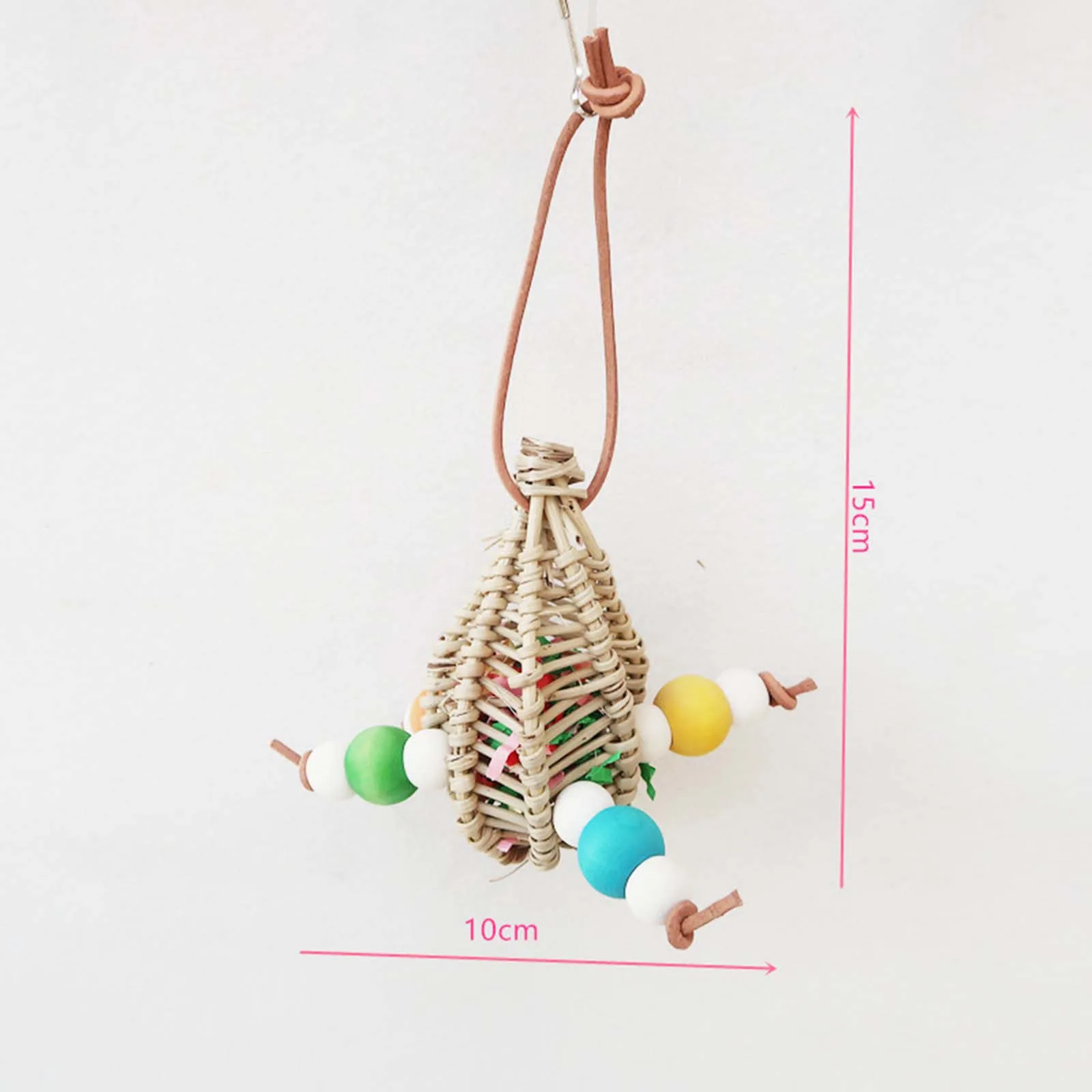 Bird Parrot Chew Toy Bird Chew Hang Toys Interactive Toys Turntable Stand Playing Cage Accessories Pet Supplies 5