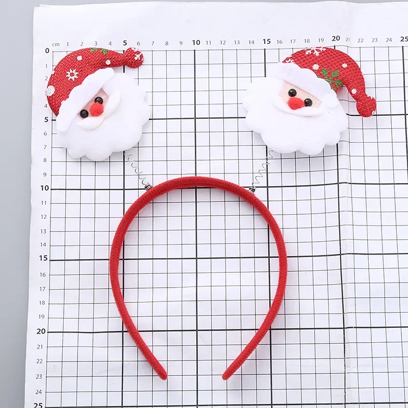 Christmas Headband Cartoon Xmas Santa Claus Snowman Noel Tree Headwear Natal Merry Christmas Decor Gift Navidad Happy New Year