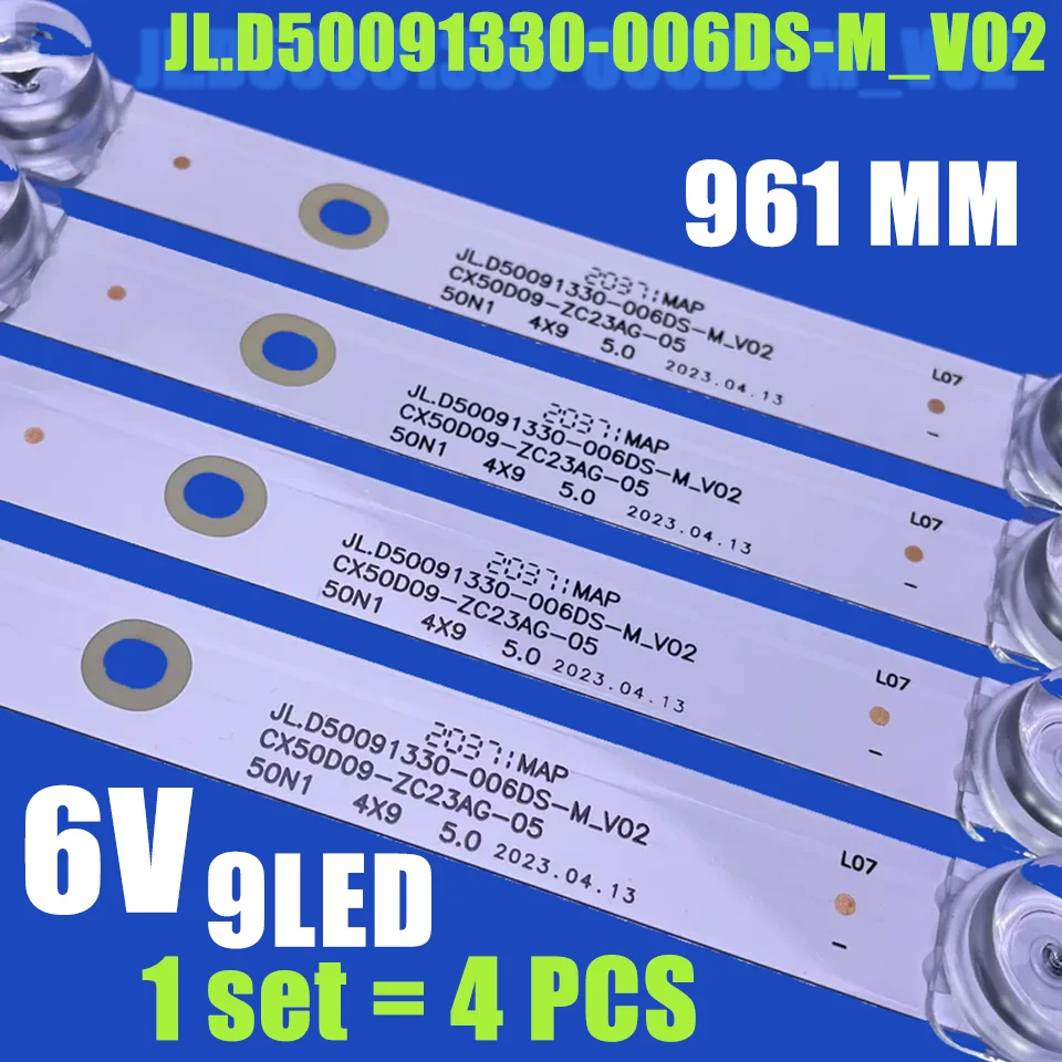 LED 백라이트 JL.D50091330-006DS-M_V02 303CX500062 ST-5050 5050B CX50D09-ZC56AG-01 U50F7000E 50LST5970용