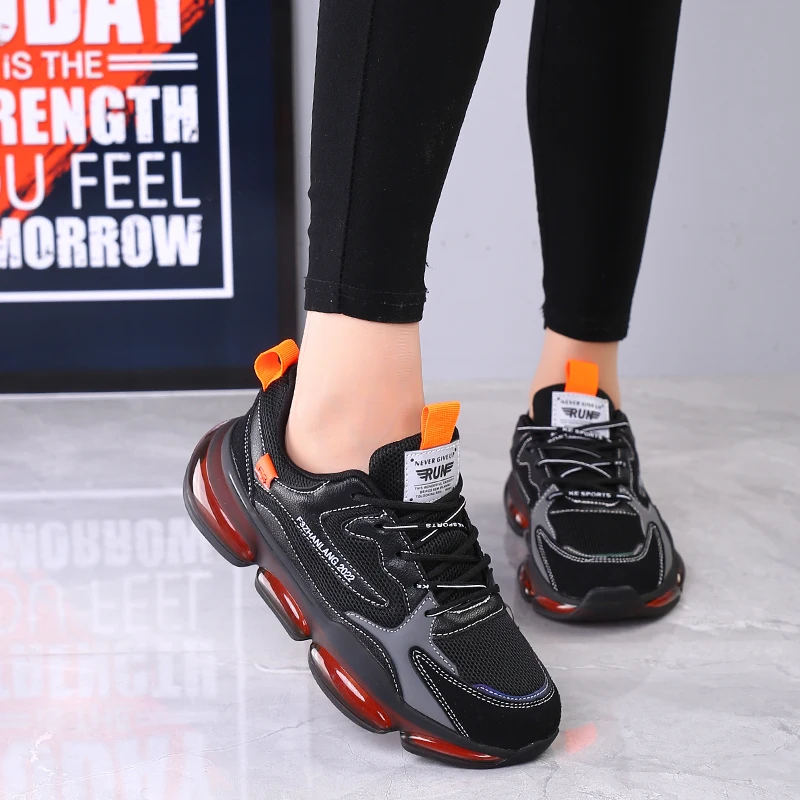 RUNSUN DAILY Men's Sneaker Fashion Walking Shoes Breathable Air Cushion Platform Tennis Shoes for Men