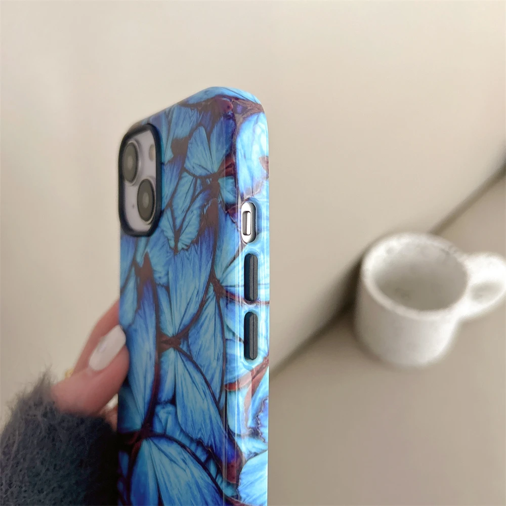 Butterfly Pattern Magnetic Two-in-One Film Protective Case for iPhone