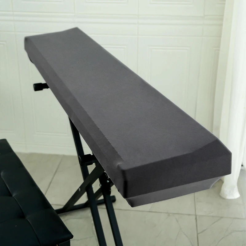 Elastic Dustproof Waterproof Cover for Electronic Piano Keyboards Foldable Protective Music Keyboard Cover