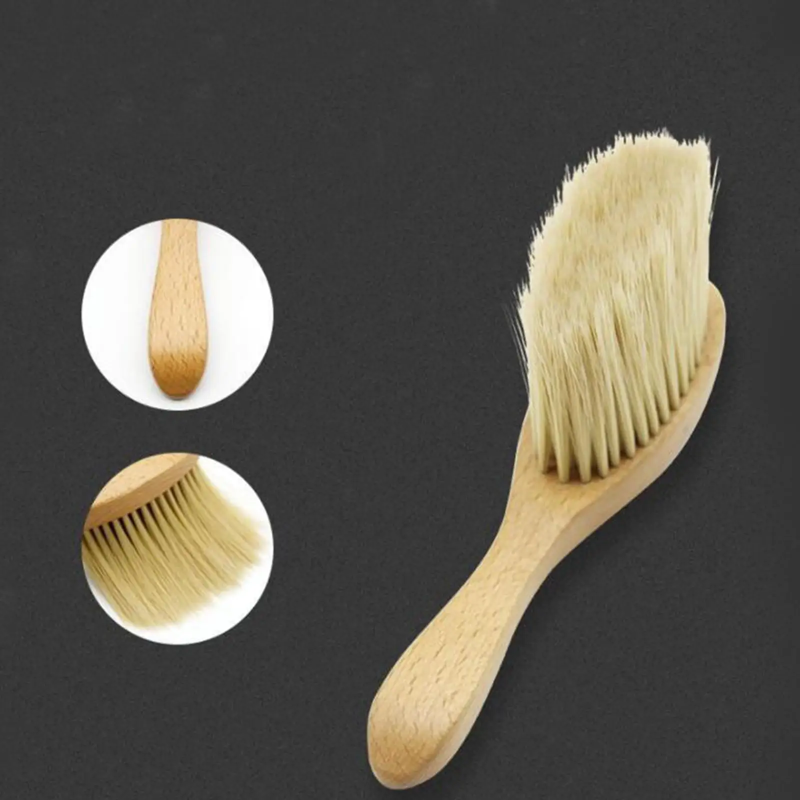 

2x Doux Brosse À Cheveux Barber Coiffure Coupe De Cheveux Outil De