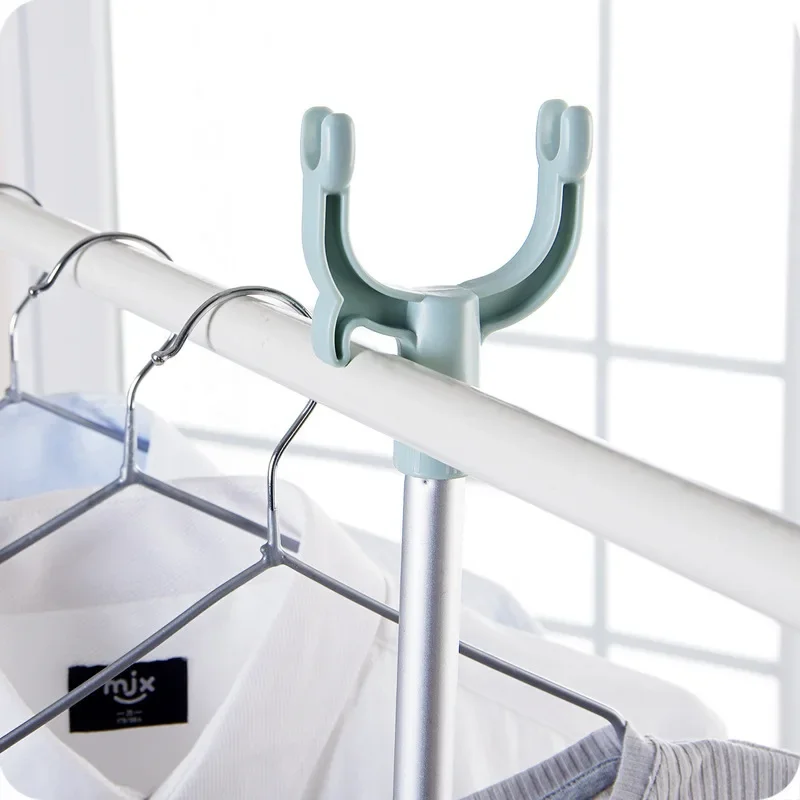 Balcony Fork Pole The Hangers for Clothes Pole Retractable Pole Drying Pole Fork Dress Stick Space Saving Clothing Rack 5