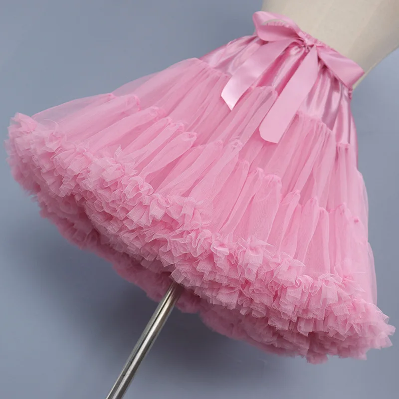 Petticoat Skirt Petticoat Underskirt Wedding Underskirt Lolita Petticoat Flower Girl Underskirt Wedding Petticoat Vintage Underskirt Tulle Tutu Skirt Womens Layered Pleated Tulle Petticoat Tutu Puffy Party Cosplay Skirt Elastic Waist Princess Ballet Dance Pettiskirts Underskirt