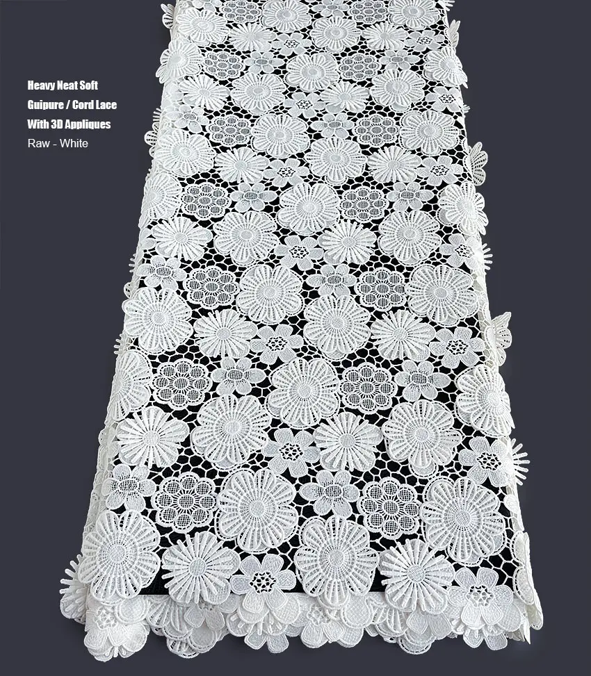 Black Guipure Lace - Sew Much Fabric