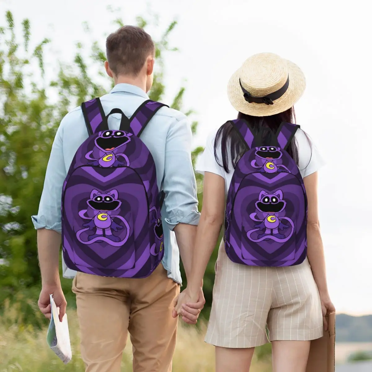 CatNap Smiling Critters Backpack for Boy Girl Kids Student School Bookbag Cartoon Cute Daypack Preschool Kindergarten Bag Sports 6