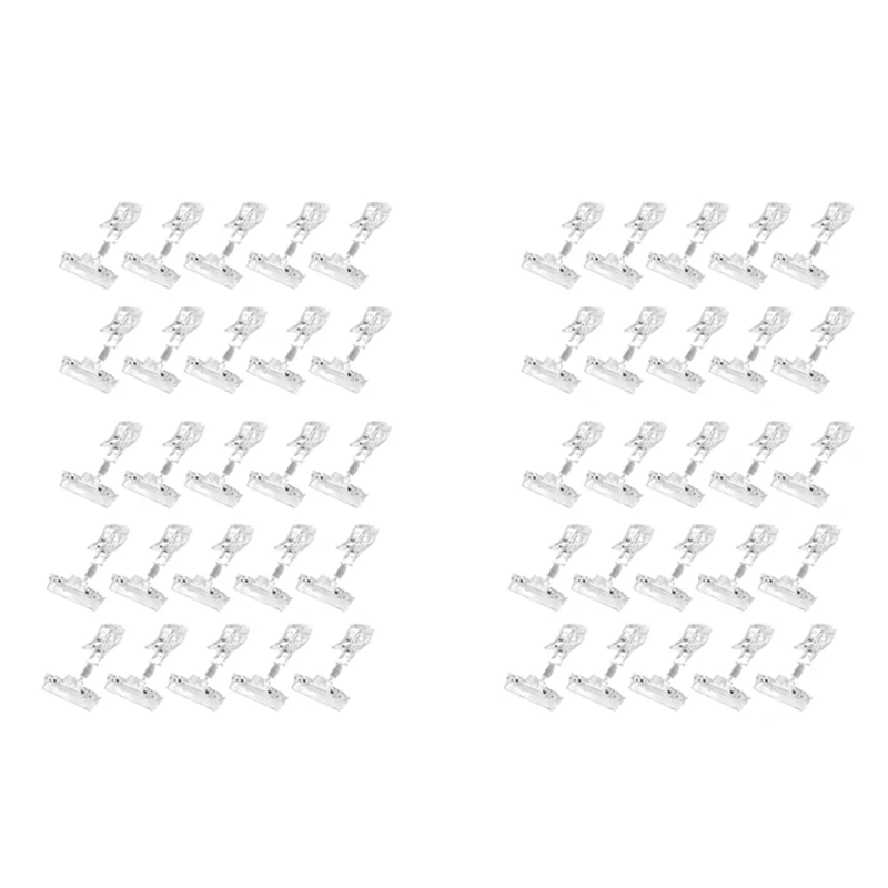 

50 шт./упаковка, пластиковые держатели для витрин