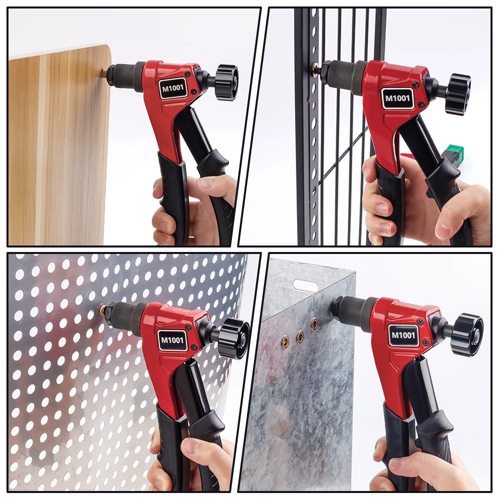 Manual Rivet Nut Gun M3 M4 M5 M6 Household Multi-specification Riveting Machine Riveting Tools Insert Nut Quick Tools rivet gun rivet nut tool