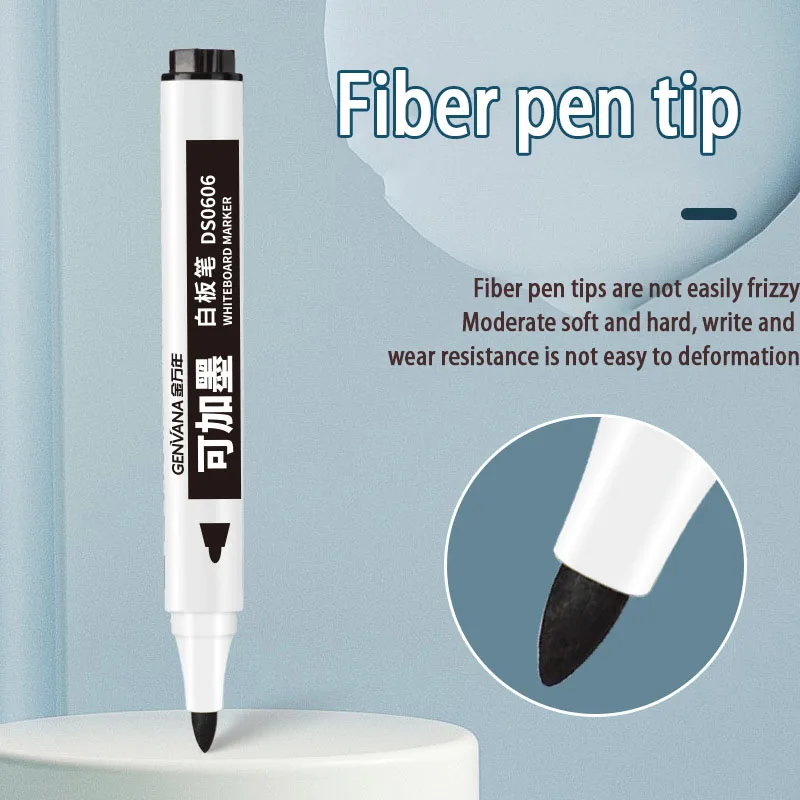 Water-Based Erasable Whiteboard Pen Ink-Adding Big Head Pen Thick Head Large Capacity Blackboard Marker for School