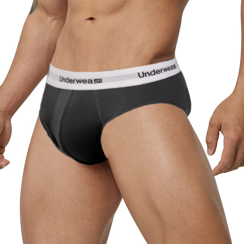 

Men's Panties Cotton Briefs Letter Pattern Soft Breathable Cotton Sexy Panties 3D Underpants Man Underwear Male Clothing