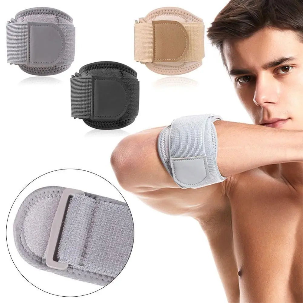 

1 Pc Adjustable Elbow Pad Compression Bandage Elbow Brace For Hand Sports Badminton Vollleyball Tennis Elbow Support Protec P9Y3