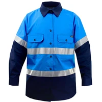 Hi Vis Men Work Shirt - 100% Cotton