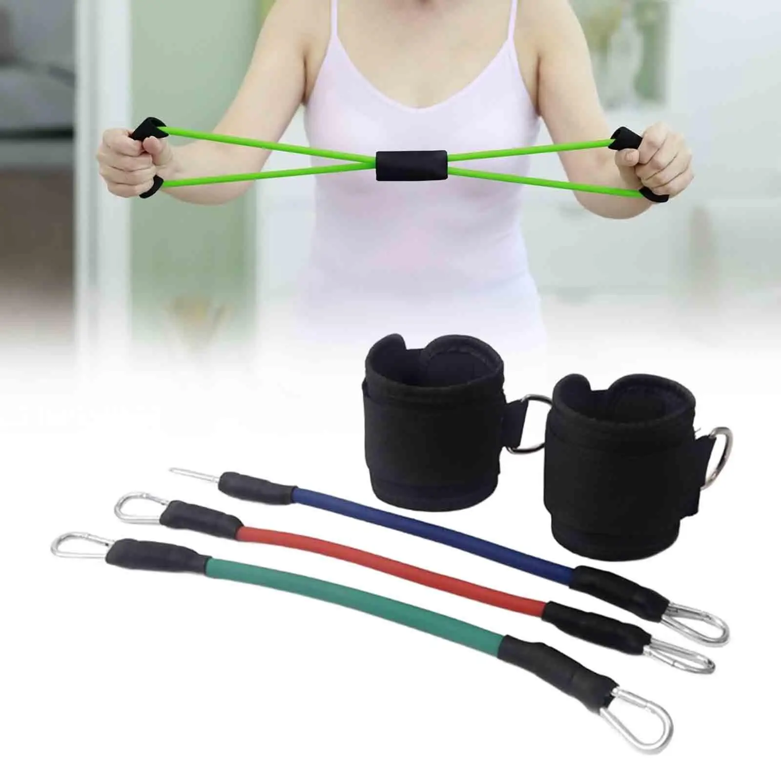 Ankle Resistance Bands Ankle Straps Workout Band Legs Resistance Bands for Running Football Basketball Karate Martial Arts