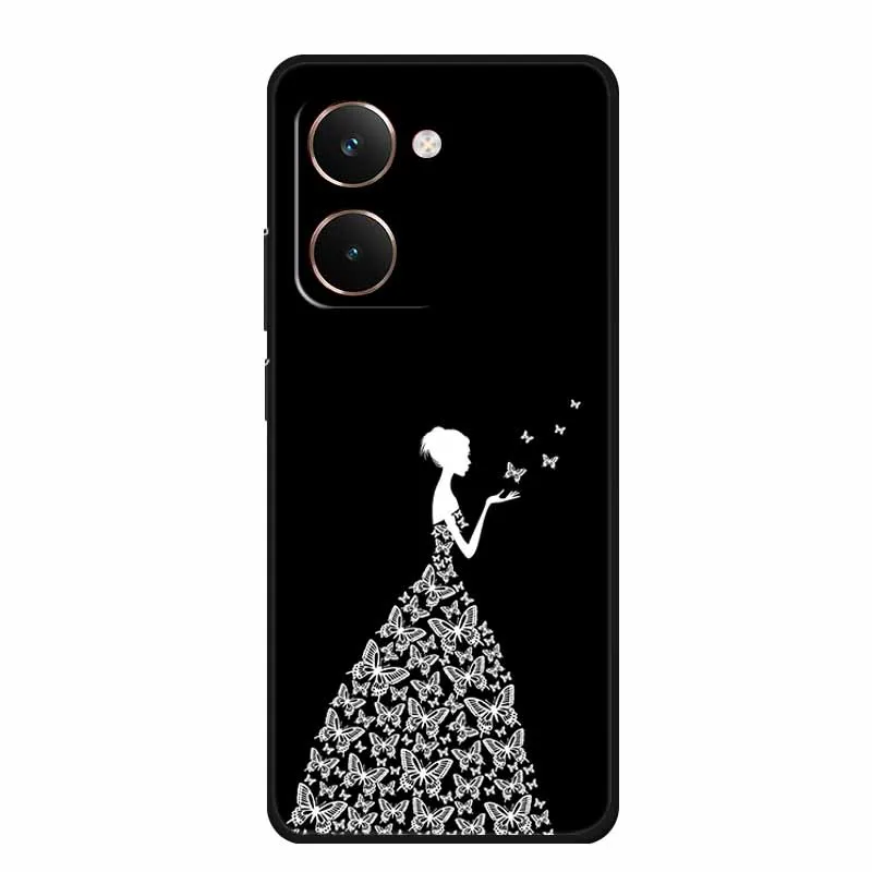 Sleek Black TPU Bumper Silicone Back Cover