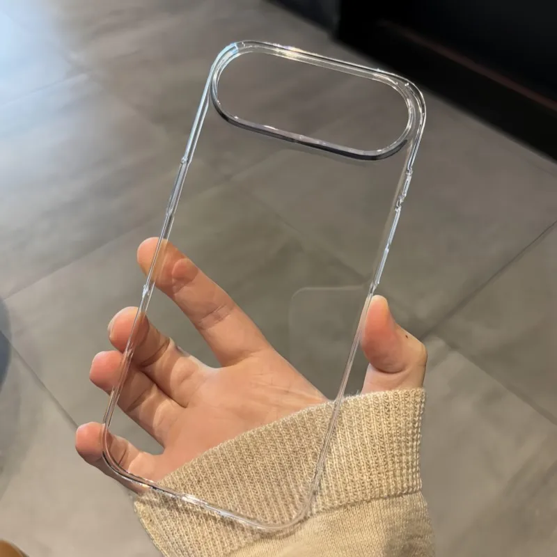 Luxury Ultra-Thin Transparent Glossy Smartphone Case