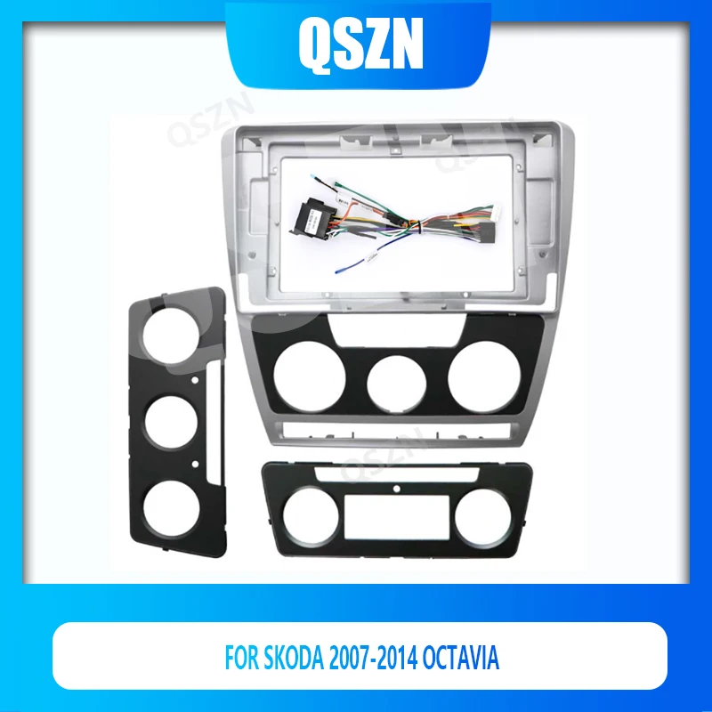 

10 Inch 2 Din Car radio DVD Installation Fascias Panel For SKODA 2007-2014 OCTAVIA Audio Dash Fit Panel Dash Trim Kit Frame