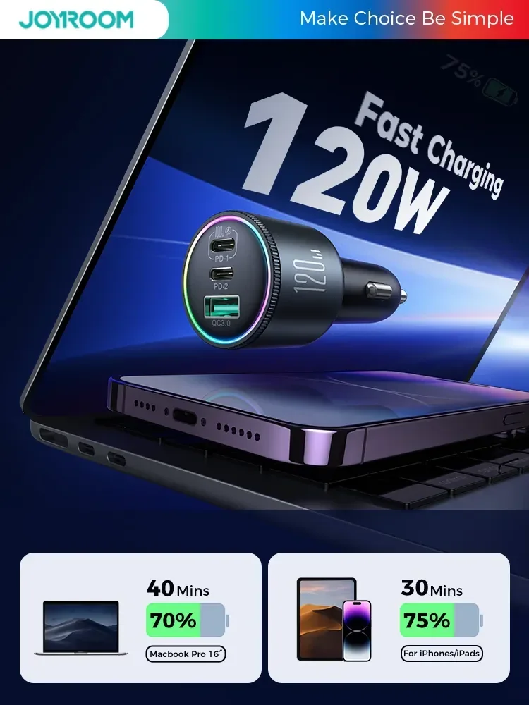 Joyroom  ʰ  ,  15 , PD 100W, 35W QC 4.0, 3 Ʈ, 120W