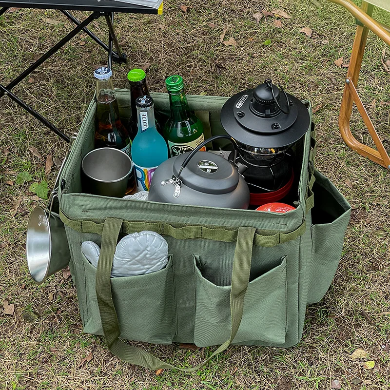 

Mountain Camping Bags Outdoor Portable Large Capacity Storage Tools Box Multifunctional Picnic Organizing Handbag Wear Resistant